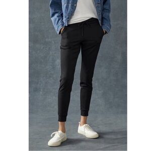 American Giant Ponte City Solid Black Jogger Pants Size Small Women’s